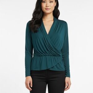 New Emeral Dark Green Jennifer Lopez Top